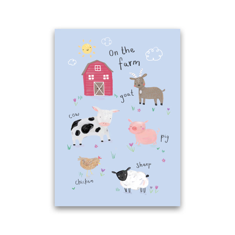 On The Farm  Art Print by Laura Irwin Print Only