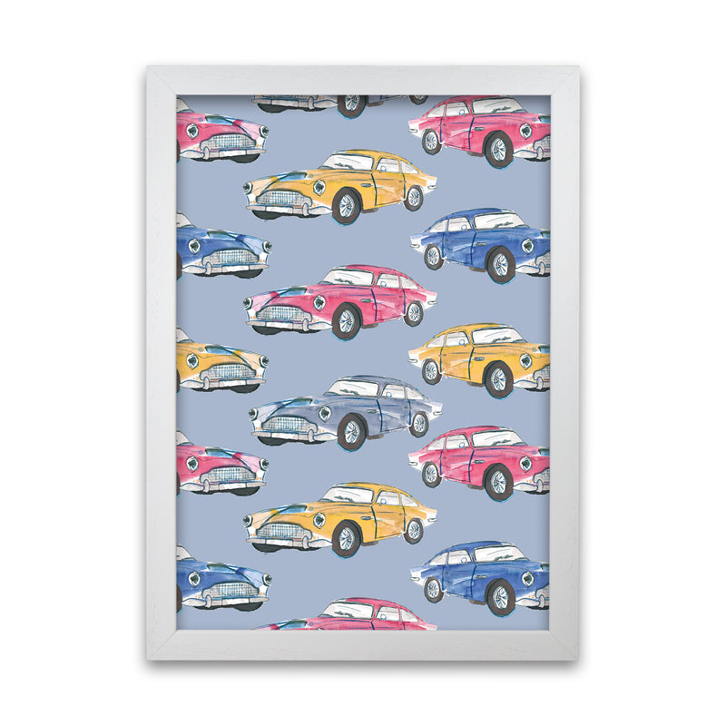 Laura Irwin Vintage Cars A1 Oak with White Mount