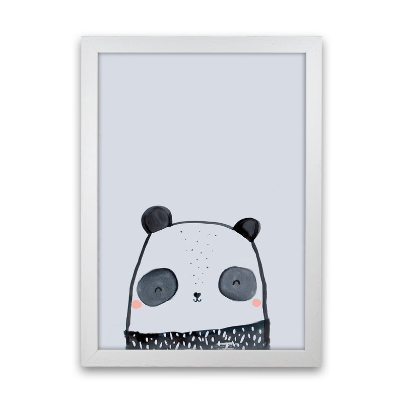 Panda Art Print by Laura Irwin White Grain