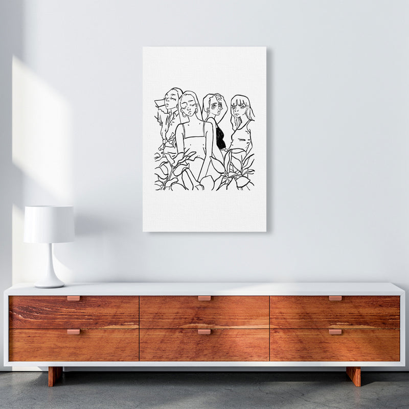 Girls Art Print by Lucy Michelle A1 Canvas