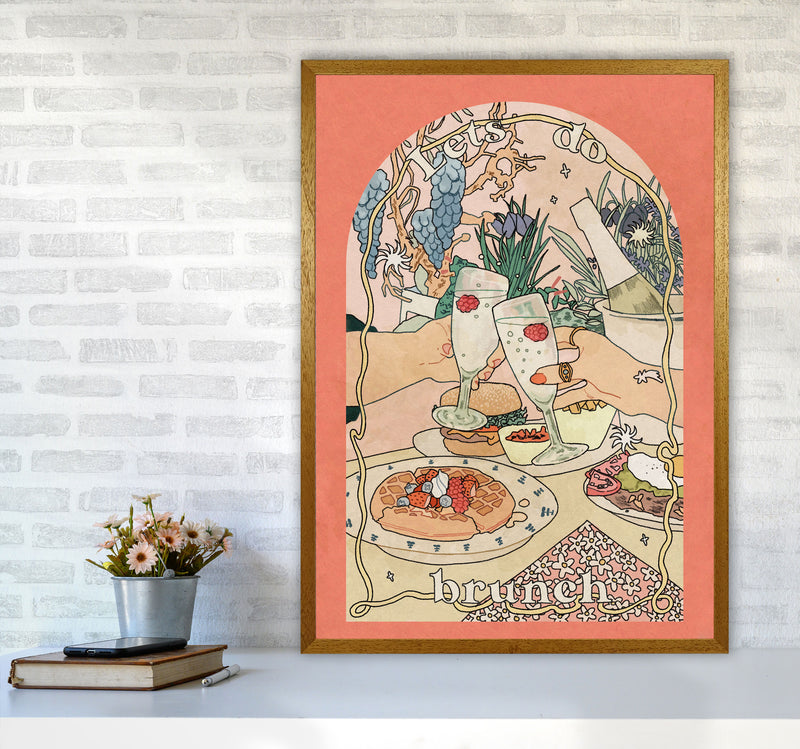 Lets Do Brunch Art Print by Lucy Michelle A1 Print Only