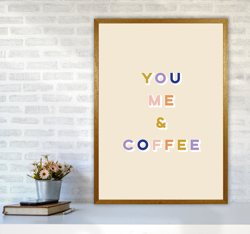 You Me and Coffee Art Print by Lucy Michelle A1 Print Only