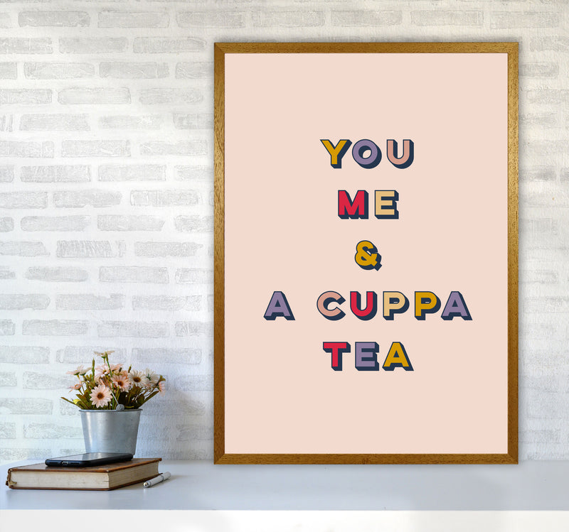 You Me And A Cuppa Tea Art Print by Lucy Michelle A1 Print Only