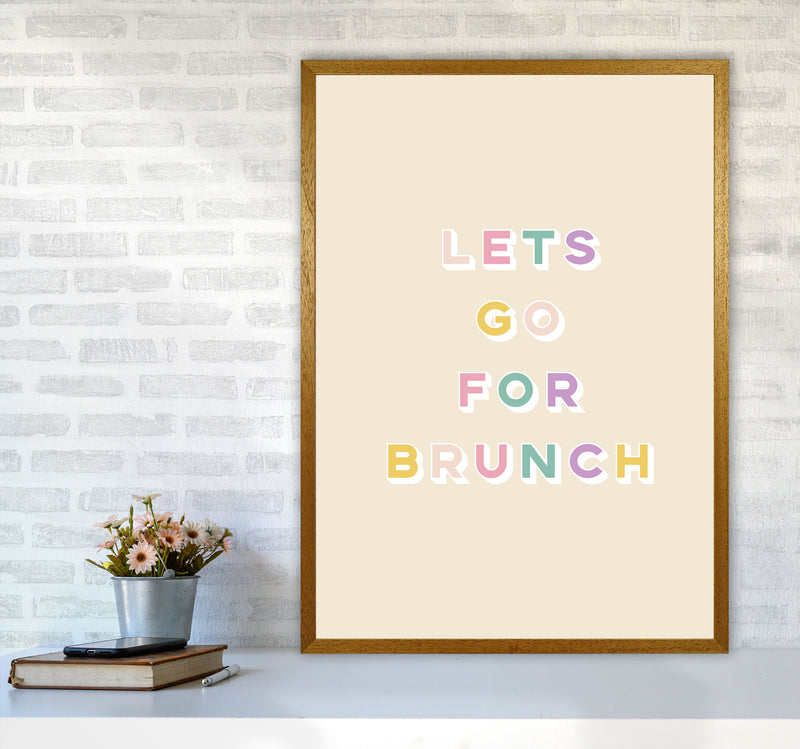 Lets Go For Brunch Art Print by Lucy Michelle A1 Print Only