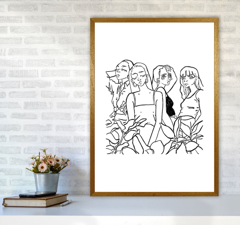 Girls Art Print by Lucy Michelle A1 Print Only
