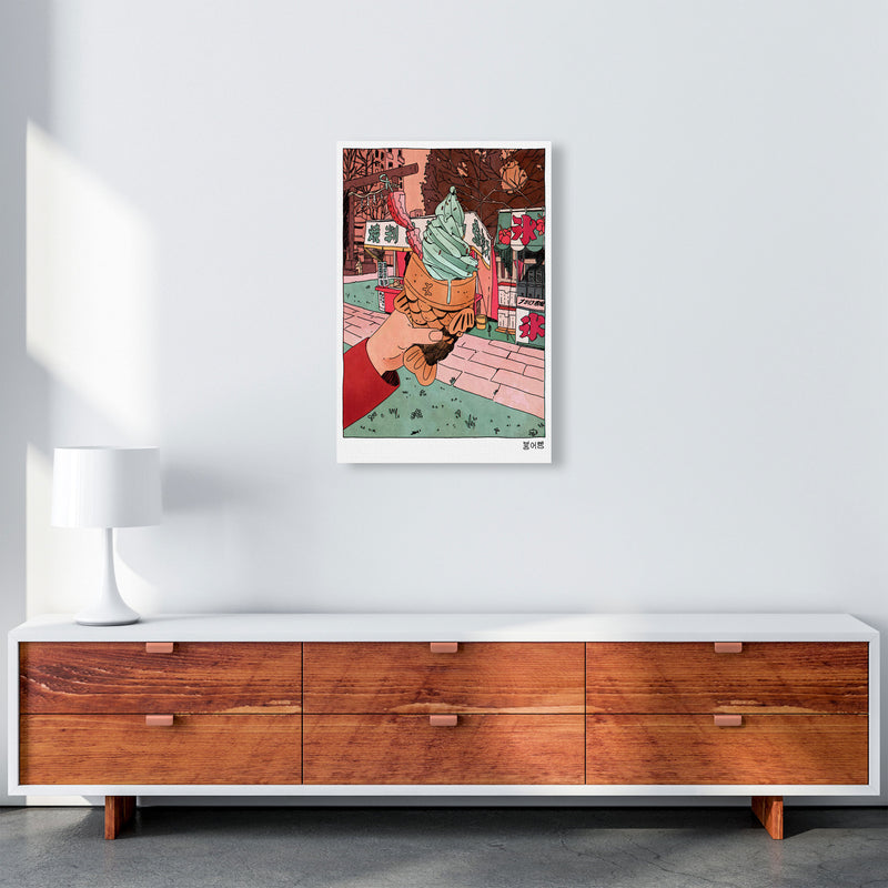 Bungeo Ppang Art Print by Lucy Michelle A2 Canvas