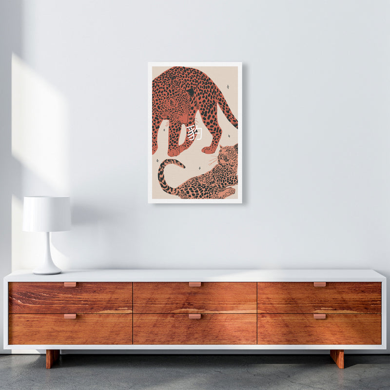 Leopards Art Print by Lucy Michelle A2 Canvas