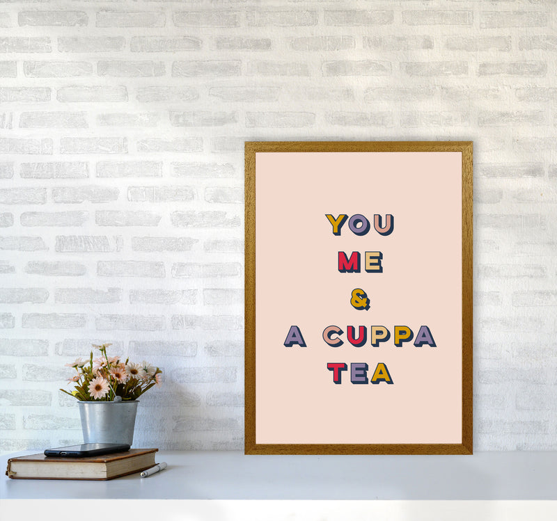 You Me And A Cuppa Tea Art Print by Lucy Michelle A2 Print Only