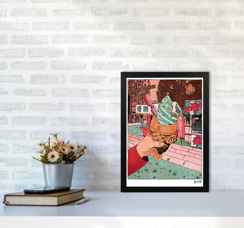 Bungeo Ppang Art Print by Lucy Michelle A3 White Frame