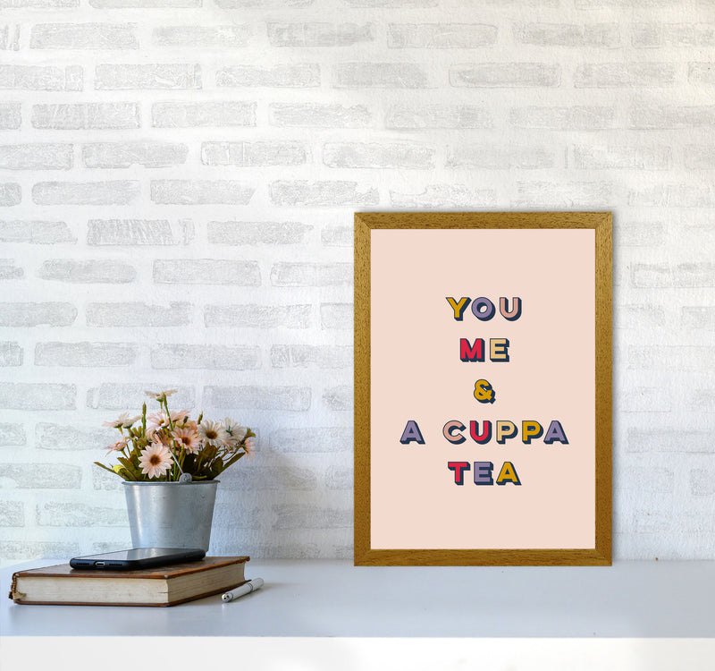You Me And A Cuppa Tea Art Print by Lucy Michelle A3 Print Only