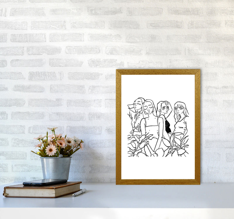 Girls Art Print by Lucy Michelle A3 Print Only