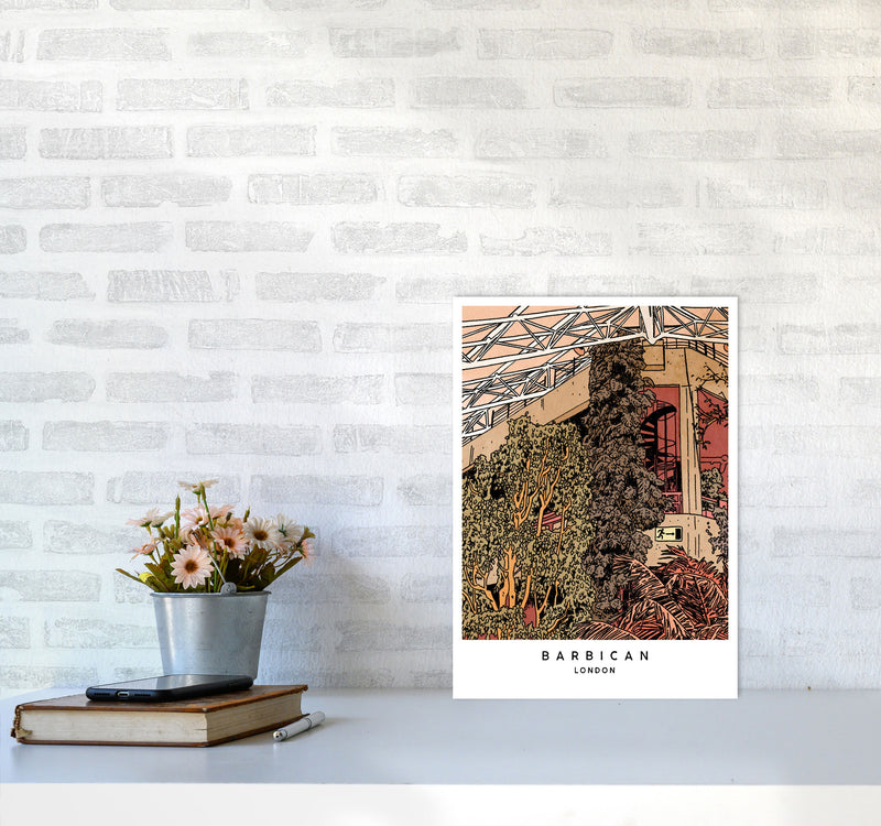 Barbican Art Print by Lucy Michelle A3 Black Frame