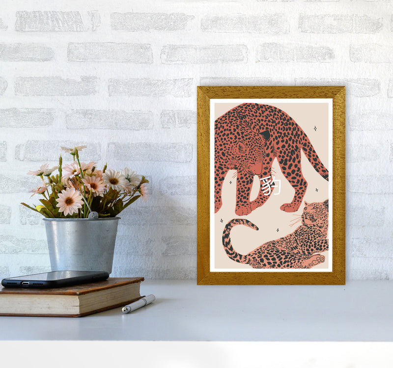 Leopards Art Print by Lucy Michelle A4 Print Only