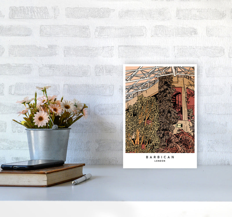 Barbican Art Print by Lucy Michelle A4 Black Frame