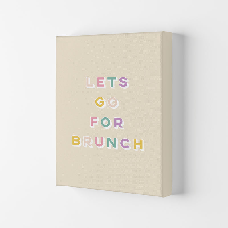 Lets Go For Brunch Art Print by Lucy Michelle Canvas