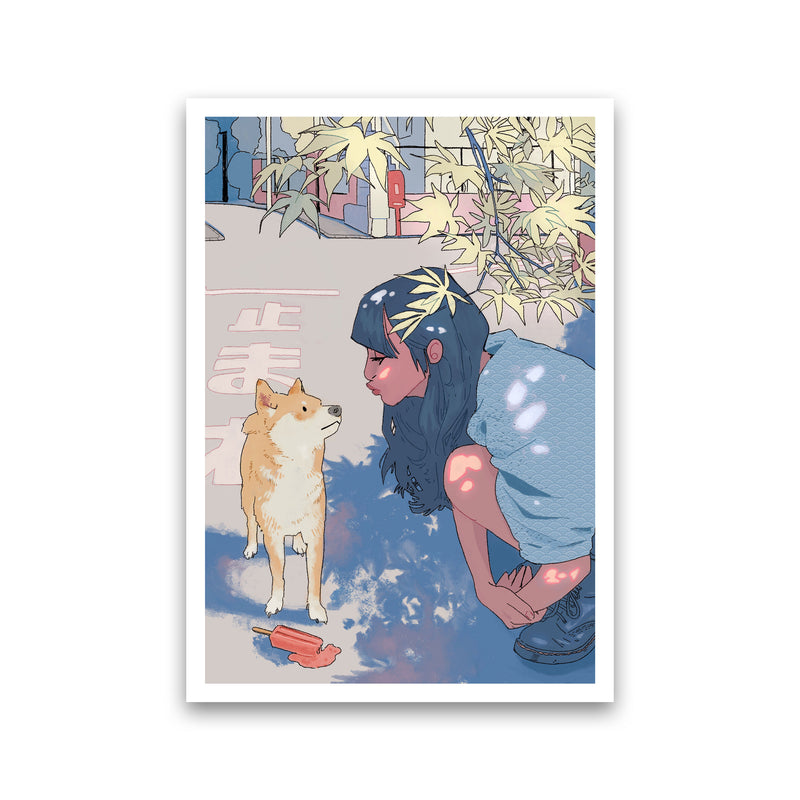 Shiba Art Print by Lucy Michelle Print Only