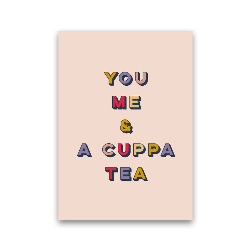 You Me And A Cuppa Tea Art Print by Lucy Michelle Print Only
