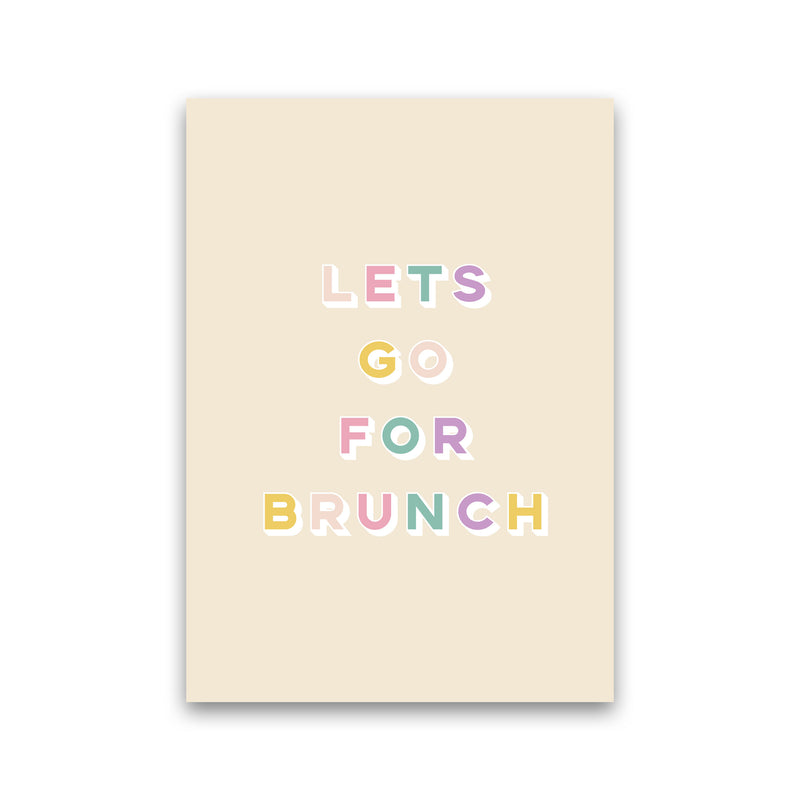 Lets Go For Brunch Art Print by Lucy Michelle Print Only