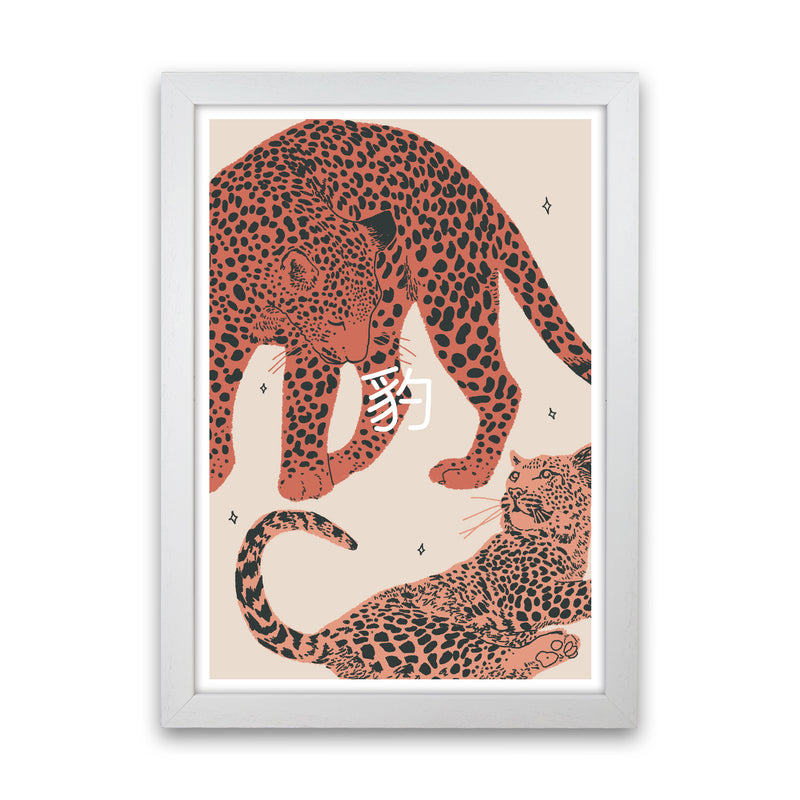 Leopards Art Print by Lucy Michelle White Grain