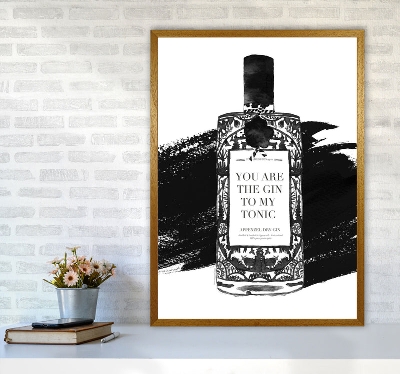 Gin To My Tonic, Kitchen Food & Drink Art Prints A1 Print Only