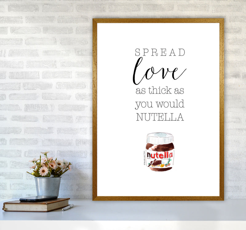 Spread Love Like Nutella, Kitchen Food & Drink Art Prints A1 Print Only
