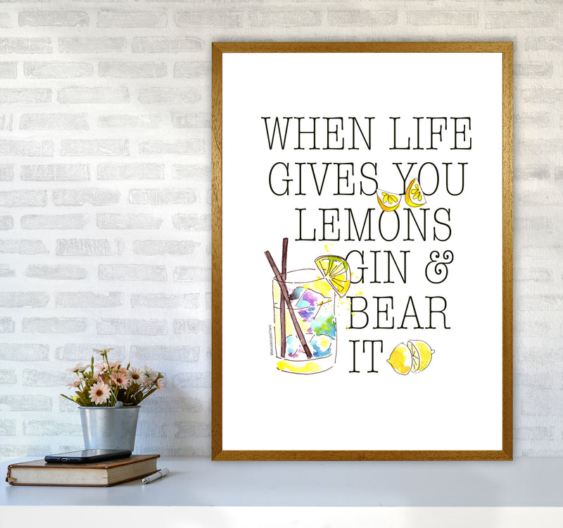 When Gives You Lemons, Kitchen Food & Drink Art Prints A1 Print Only