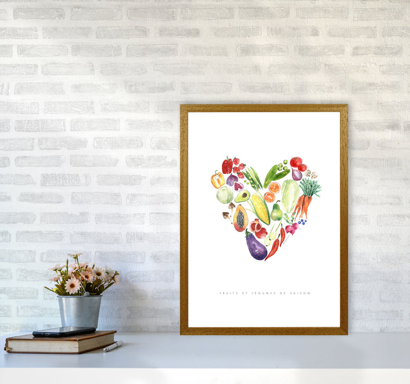 Fruit And Vegetables, Kitchen Food & Drink Art Prints A2 Print Only