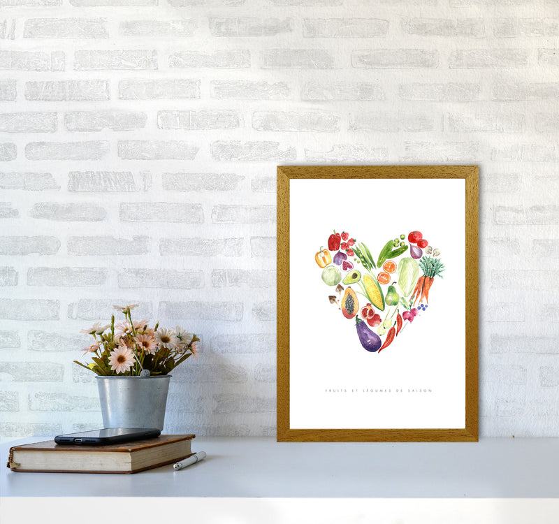 Fruit And Vegetables, Kitchen Food & Drink Art Prints A3 Print Only
