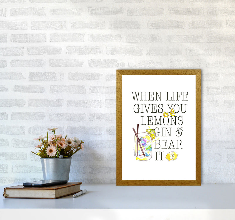 When Gives You Lemons, Kitchen Food & Drink Art Prints A3 Print Only