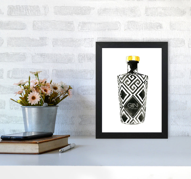 Gin Is My Spirit Animal, Kitchen Food & Drink Art Prints A4 White Frame