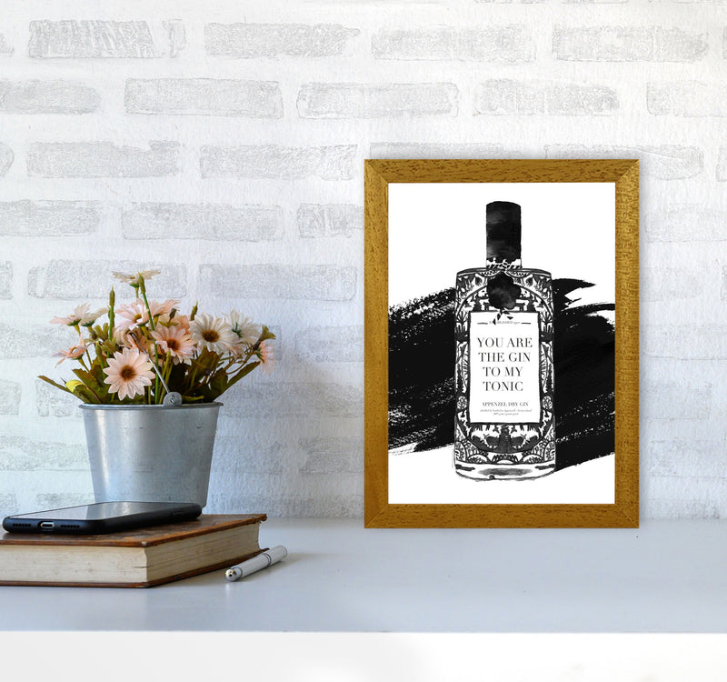 Gin To My Tonic, Kitchen Food & Drink Art Prints A4 Print Only