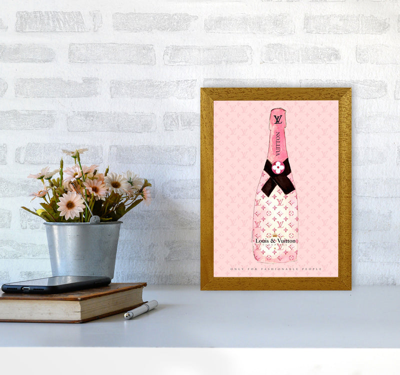 LV Fashion Champagne, Kitchen Food & Drink A4 Print Only