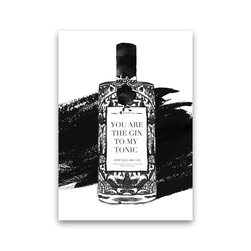 Gin To My Tonic, Kitchen Food & Drink Art Prints Print Only