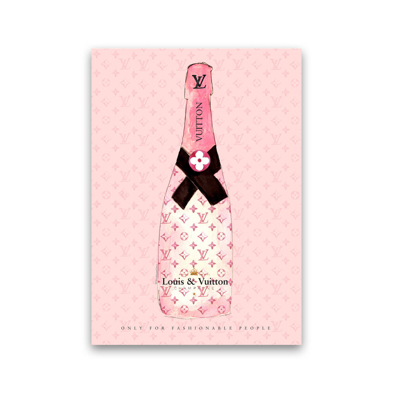 LV Fashion Champagne, Kitchen Food & Drink Print Only