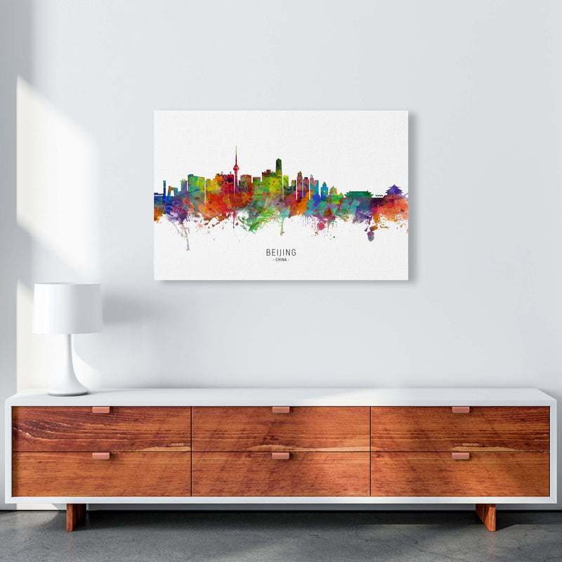 Beijing China Skyline Art Print by Michael Tompsett A1 Canvas