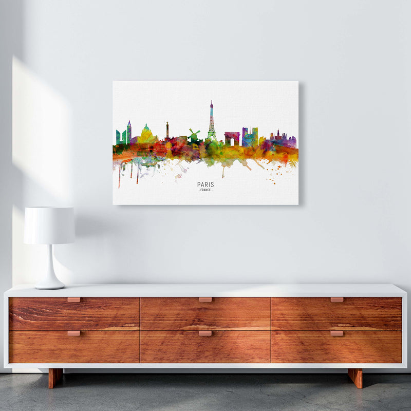 Paris France Skyline Art Print by Michael Tompsett A1 Canvas