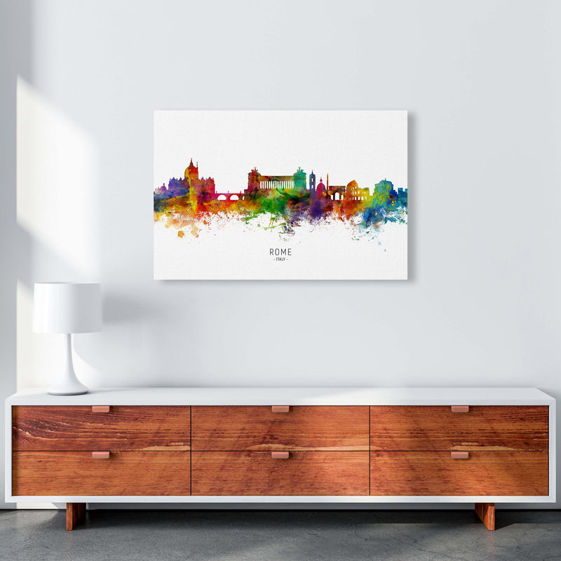 Rome Italy Skyline Art Print by Michael Tompsett A1 Canvas