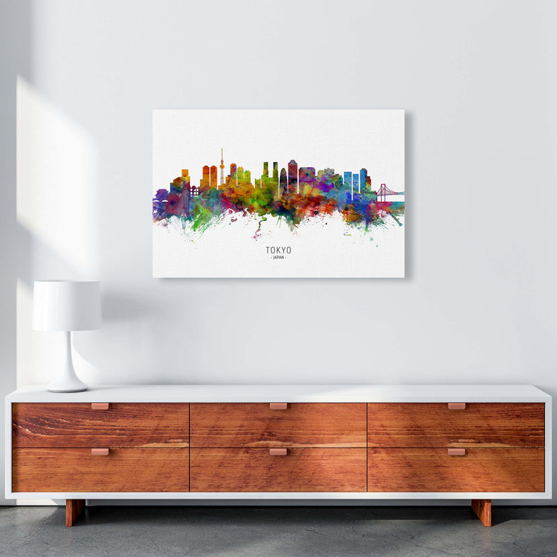 Tokyo Japan Skyline Art Print by Michael Tompsett A1 Canvas