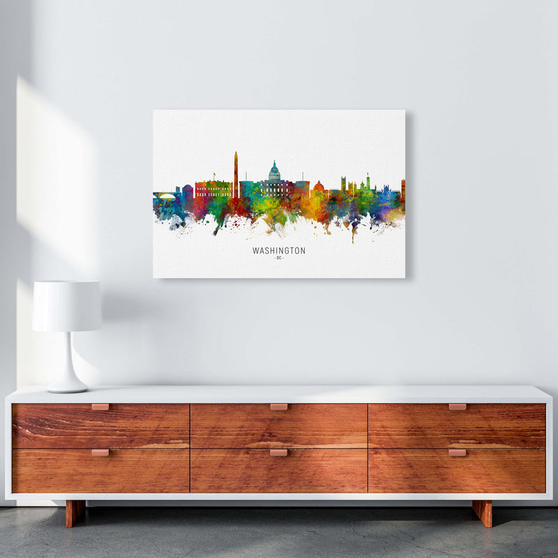 Washington Dc Skyline Art Print by Michael Tompsett A1 Canvas