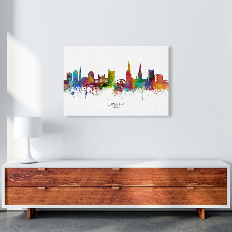 Coventry England Skyline Art Print by Michael Tompsett A1 Canvas