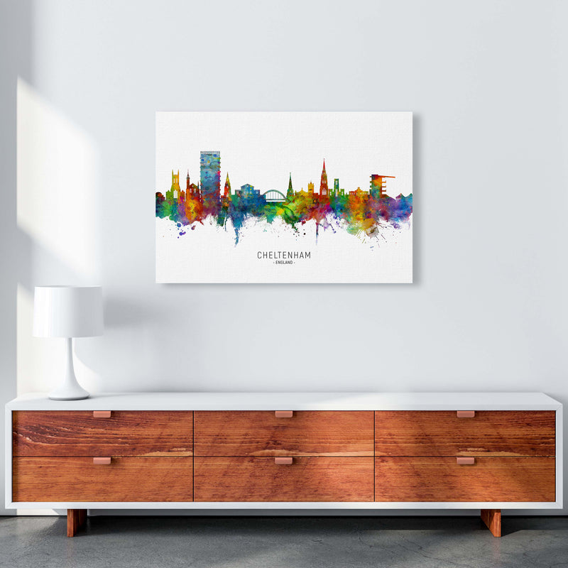 Cheltenham England Skyline Art Print by Michael Tompsett A1 Canvas