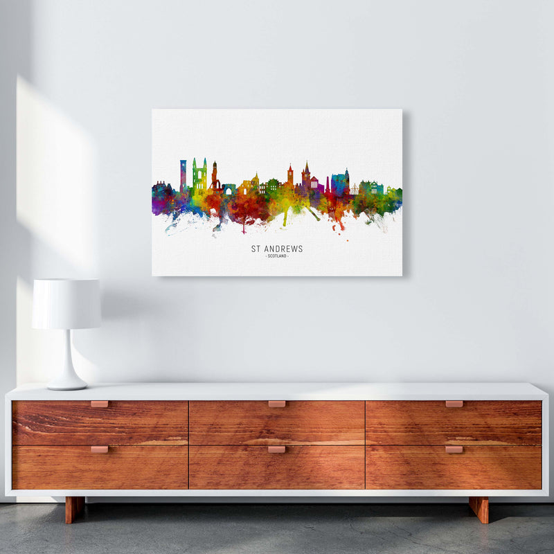 St Andrews Scotland Skyline Art Print by Michael Tompsett A1 Canvas