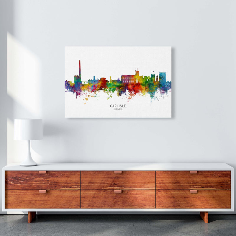 Carlisle England Skyline Art Print by Michael Tompsett A1 Canvas