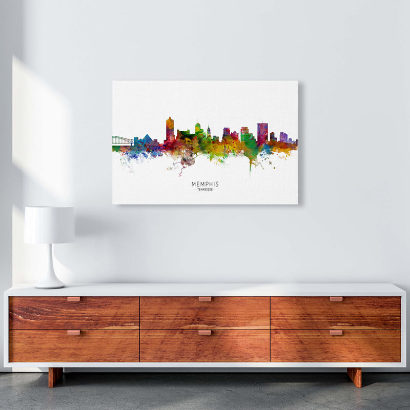 Memphis Tennessee Skyline Art Print by Michael Tompsett A1 Canvas