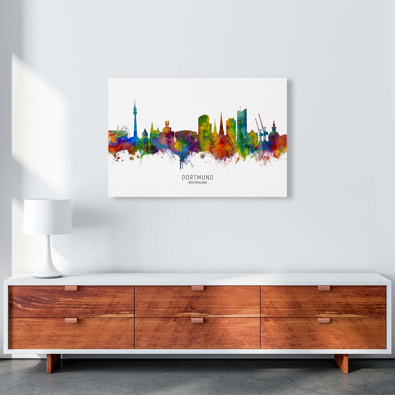Dortmund Deutschland Skyline Art Print by Michael Tompsett A1 Canvas