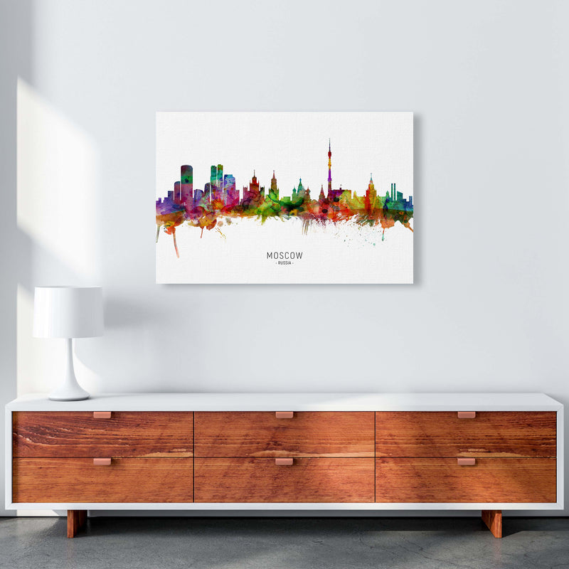 Moscow Russia Skyline Art Print by Michael Tompsett A1 Canvas