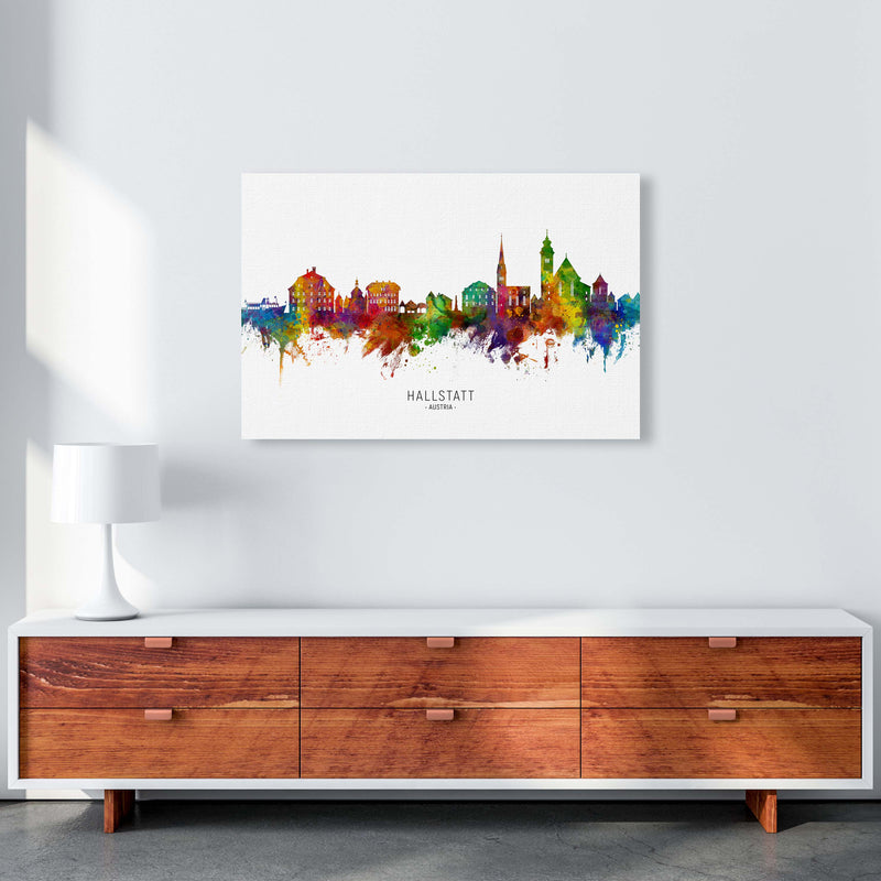 Hallstatt Austria Skyline Art Print by Michael Tompsett A1 Canvas