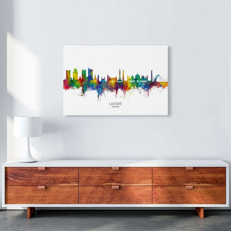 Lahore Pakistan Skyline Art Print by Michael Tompsett A1 Canvas