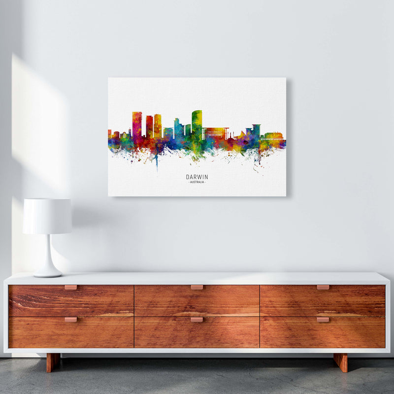 Darwin Australia Skyline Art Print by Michael Tompsett A1 Canvas