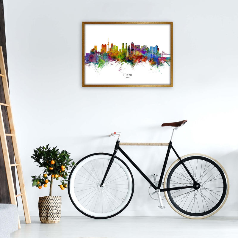 Tokyo Japan Skyline Art Print by Michael Tompsett A1 Print Only